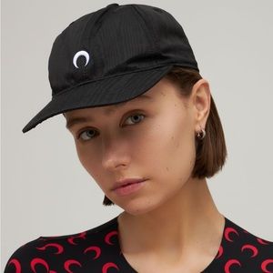 MARINE SERRE| Moiré Embroidered Baseball Cap 🖤